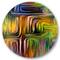 Designart - Colour Fusion I - Modern Metal Circle Wall Art